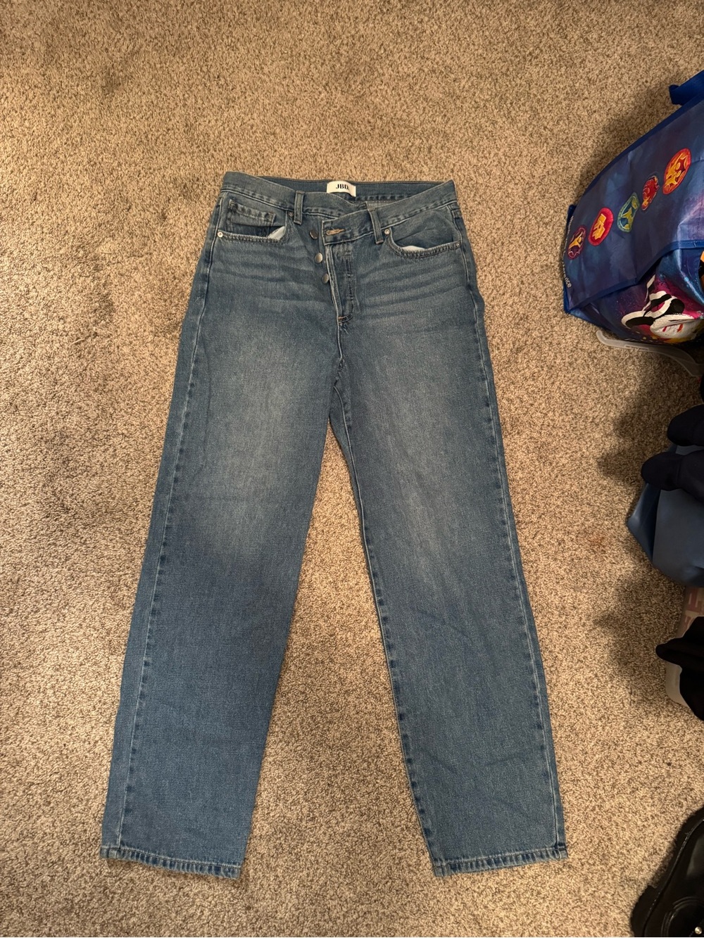 High-Rise Straight Leg Women’s Jeans - Blue
